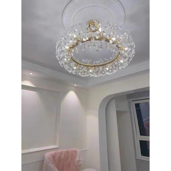 Люстра подвесная Alfa Light F2024-39 G9*20 Французское золото