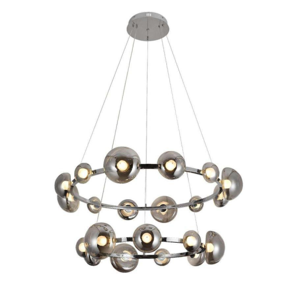 Люстра подвесная Alfa Light F4324-35 D95 Chrome Люстра подвесная Alfa Light F4324-35 D95 Chrome