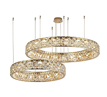 Горизонтальная композиция Newport 8530 из двух колец золото №183 S8530_183G