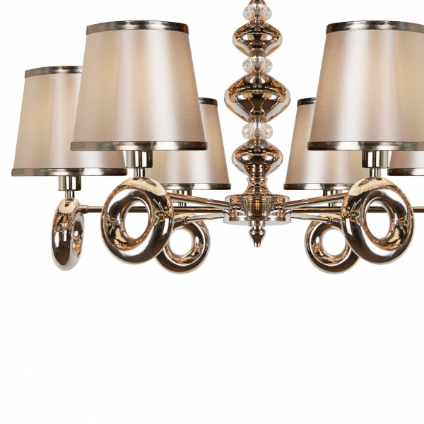 Подвесная люстра iLamp Brooklyn P2401-6 Nickel Подвесная люстра iLamp Brooklyn P2401-6 Nickel