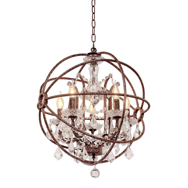 Подвесная люстра Loft IT Foucaults Orb Crystal Loft1897/6 Подвесная люстра Loft IT Foucaults Orb Crystal Loft1897/6