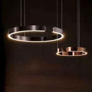 Люстра подвесная Alfa Light F0424-10 400+600mm rose gold