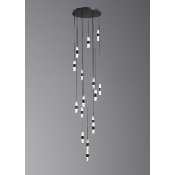 Люстра подвесная Alfa Light F3024-46 BLACK