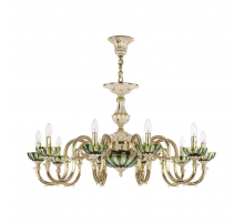 Подвесная люстра Bohemia Ivele 72203P/10/300 GW P Clear-Green/H-1H