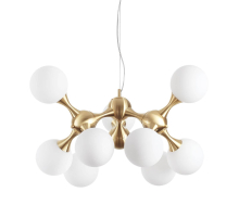 Подвесная люстра Ideal Lux Nodi SP9 Ottone Satinato 241036