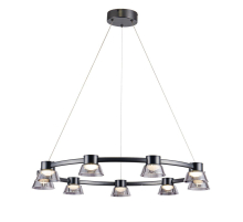 Подвесная светодиодная люстра Favourite Twix 4247-9P