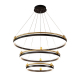 Подвесная светодиодная люстра Crystal Lux FERNANDO SP158W LED BLACK/GOLD