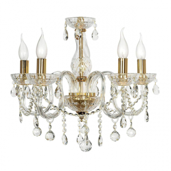 Подвесная люстра Arti Lampadari Lubrenze E 1.1.5.600 G Подвесная люстра Arti Lampadari Lubrenze E 1.1.5.600 G