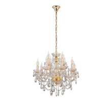 Подвесная люстра Lumina Deco Eliza LDP 7026-8+4 SL+GD