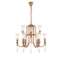 Подвесная люстра Lumina Deco Rionella LDP 8041-6+3 S.GD