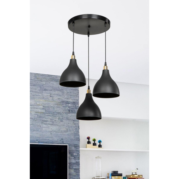 Подвесная люстра Toplight Marjory TL1615H-03BK Подвесная люстра Toplight Marjory TL1615H-03BK
