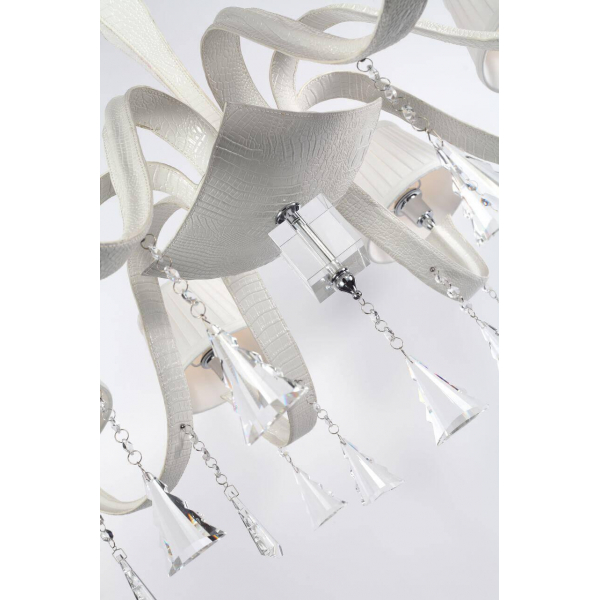 Подвесная люстра Lucia Tucci Pelle Bianca 119.8 Подвесная люстра Lucia Tucci Pelle Bianca 119.8