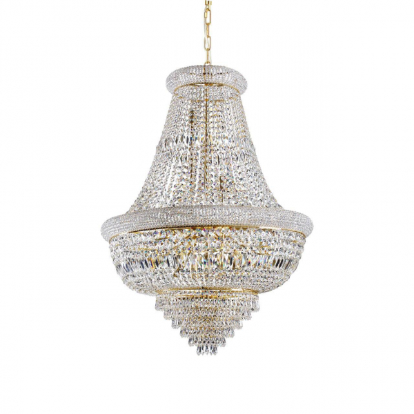 Подвесная люстра Ideal Lux Dubai SP24 Ottone 243528 Подвесная люстра Ideal Lux Dubai SP24 Ottone 243528