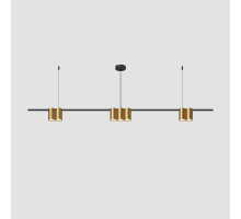 Подвесная люстра Denkirs Orbit DK4063-BK+SG