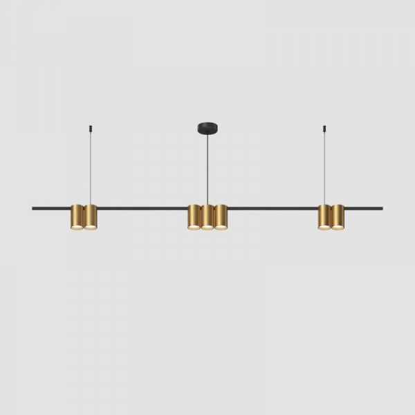Подвесная люстра Denkirs Orbit DK4063-BK+SG Подвесная люстра Denkirs Orbit DK4063-BK+SG