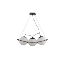 Люстра подвесная Alfa Light F3524-06 White+Black E27*3