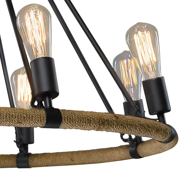Подвесная люстра Loft IT Rope Filament Loft1861/8 Подвесная люстра Loft IT Rope Filament Loft1861/8