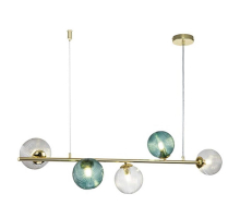 Подвесная люстра Indigo Selva 11032/5PL Gold V000297