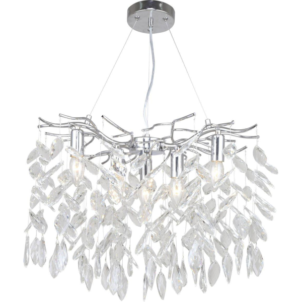 Люстра подвесная хрустальная 2180/09/06P Stilfort, серия RAMO