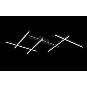 Люстра подвесная Alfa Light F3924-45 black 70W 120*90*1 2