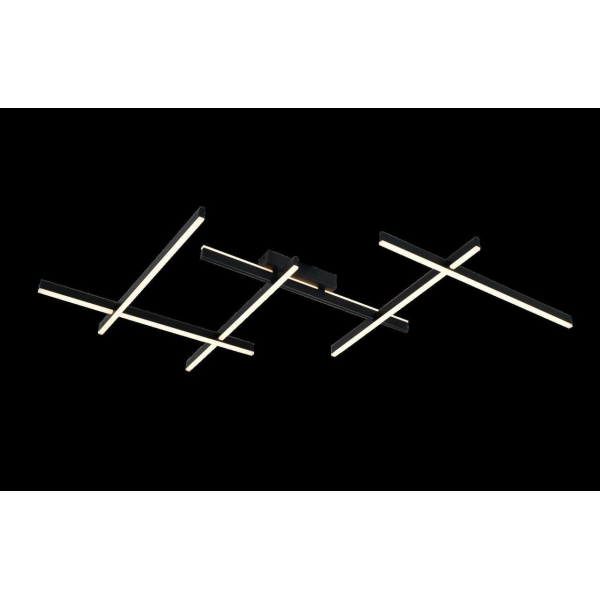 Люстра подвесная Alfa Light F3924-45 black 70W 120*90*1 2