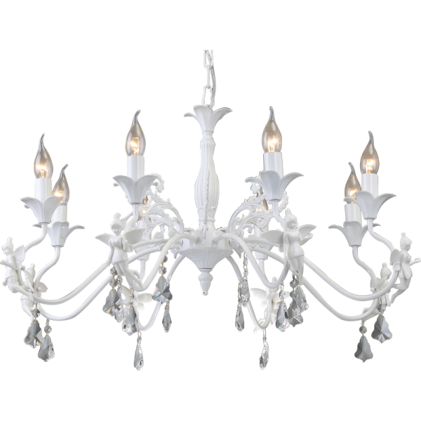 Подвесная люстра Arte Lamp Angelina A5349LM-8WH