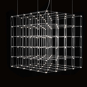 Подвесная люстра Imperium Loft Quasar Cosmos Square Led Pendant Light 100/100/100 252291-22