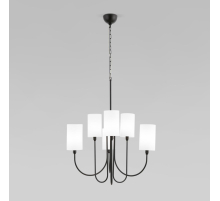 Подвесная люстра Eurosvet Abbey 60164/6 черный Smart