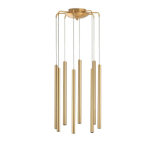 L8T747233 Люстра TUBO LED 40W 2400LM 25G ЗОЛОТО 3000K