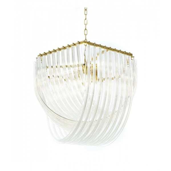 Подвесная люстра Lumina Deco Weddini LDP 6001-600 GD+CL Подвесная люстра Lumina Deco Weddini LDP 6001-600 GD+CL