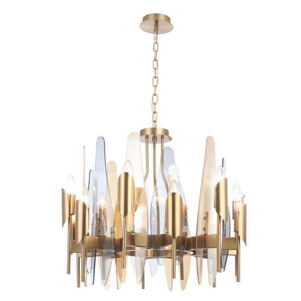 Подвесная люстра Crystal Lux Casa SP-PL12 Brass Подвесная люстра Crystal Lux Casa SP-PL12 Brass