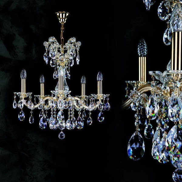 Подвесная люстра Artglass Maria Terezia 34 CE Подвесная люстра Artglass Maria Terezia 34 CE
