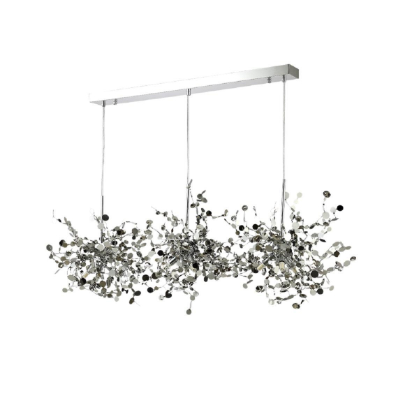 Подвесная люстра Crystal Lux GARDEN SP3х3 L1200 CHROME Подвесная люстра Crystal Lux GARDEN SP3х3 L1200 CHROME
