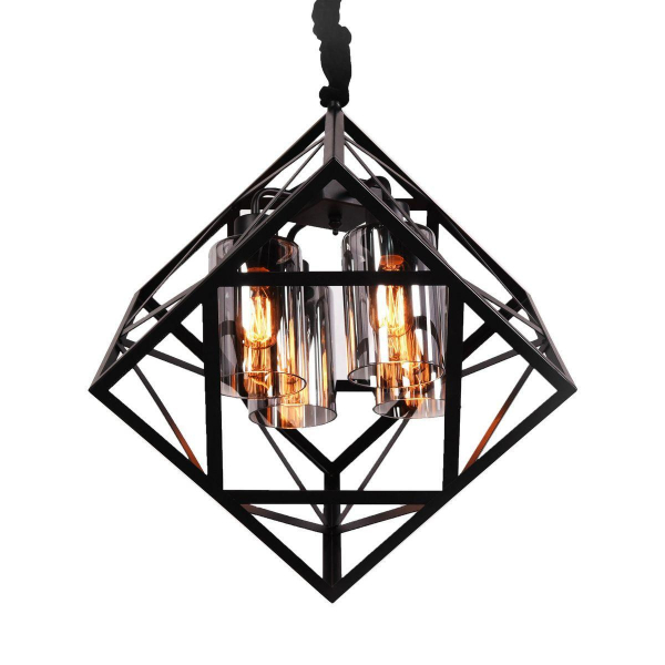 Подвесная люстра Lumina Deco Brutte LDP 11339-4 BK Подвесная люстра Lumina Deco Brutte LDP 11339-4 BK