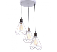 Подвесная люстра Lumina Deco Cobi LDP 11609-3 WT