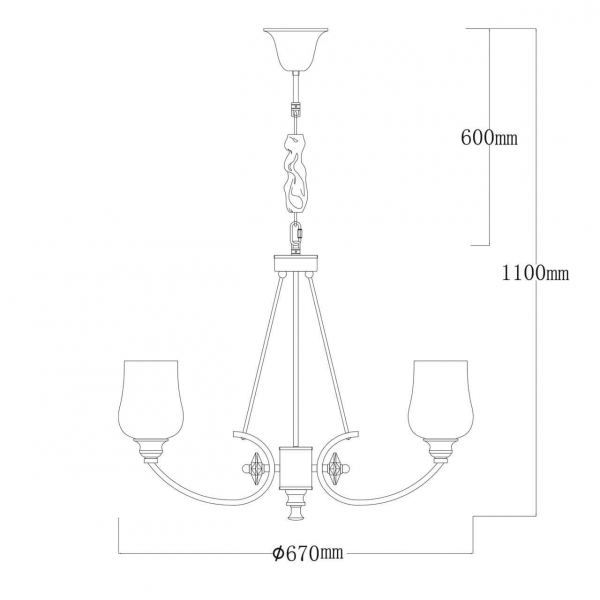 Подвесная люстра MW-Light Палермо 386017706 Подвесная люстра MW-Light Палермо 386017706