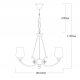 Подвесная люстра MW-Light Палермо 386017706