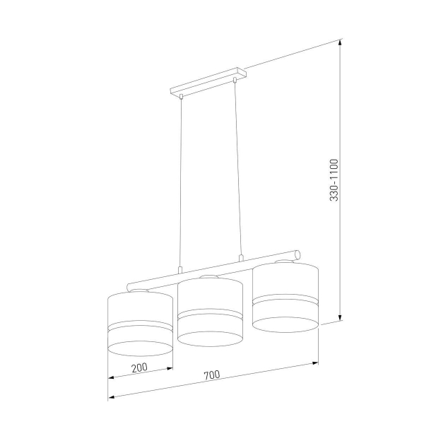 Подвесная люстра TK Lighting 6545 6456 Paglia Black Подвесная люстра TK Lighting 6545 6456 Paglia Black