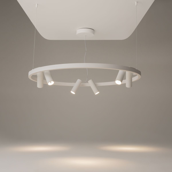 Подвесная светодиодная люстра Maytoni Satellite MOD102PL-L42WK