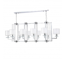 Подвесная люстра Crystal Lux Nicolas SP10 L1300 Nickel/White