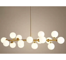 Люстра подвесная Alfa Light F2024-30 G9*16 Медный цвет