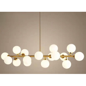 Люстра подвесная Alfa Light F2024-30 G9*16 Медный цвет