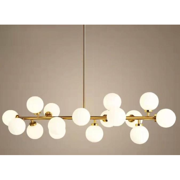 Люстра подвесная Alfa Light F2024-30 G9*16 Медный цвет