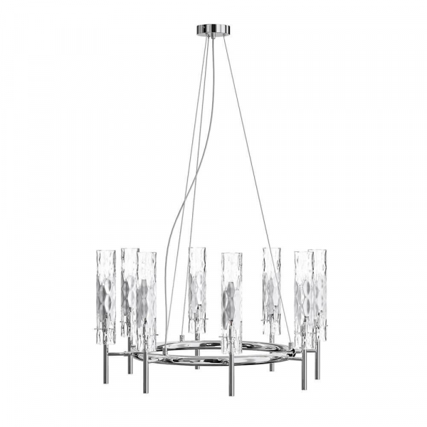 Подвесная люстра Crystal Lux Primavera SP8 Chrome Подвесная люстра Crystal Lux Primavera SP8 Chrome