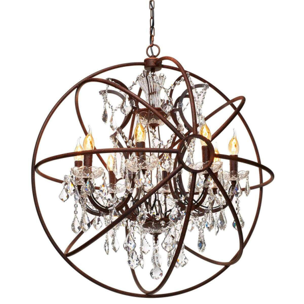 Подвесная люстра Loft IT Foucaults Orb Crystal Loft1897/8 Подвесная люстра Loft IT Foucaults Orb Crystal Loft1897/8
