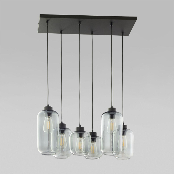 Подвесная люстра TK Lighting 1027 Marco Graphite Подвесная люстра TK Lighting 1027 Marco Graphite