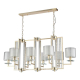 Подвесная люстра Crystal Lux Nicolas SP8 L1000 Gold/White