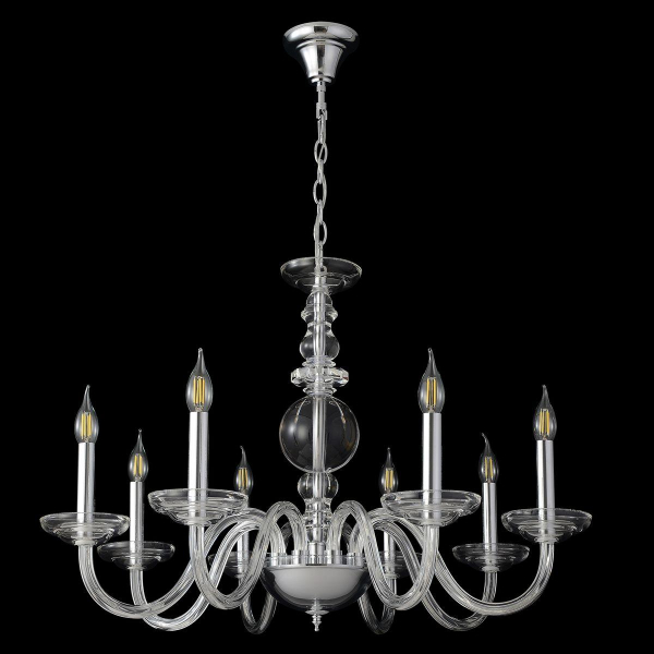 Подвесная люстра Crystal Lux ARABESQUE SP8 CHROME Подвесная люстра Crystal Lux ARABESQUE SP8 CHROME