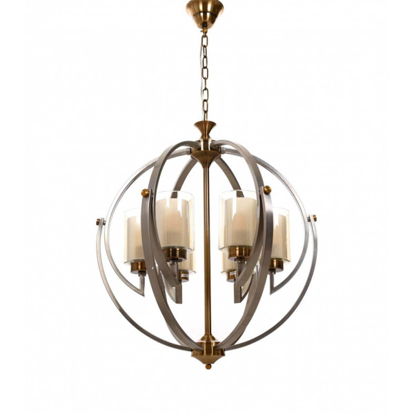 Подвесная люстра Lumina Deco Bergen LDP 1232-6 SN+MD Подвесная люстра Lumina Deco Bergen LDP 1232-6 SN+MD