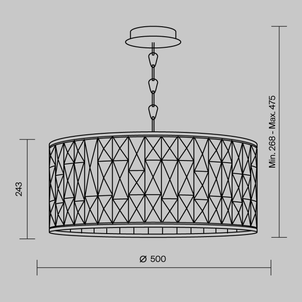 Подвесная люстра Maytoni Gelid MOD184-PL-04-CH Подвесная люстра Maytoni Gelid MOD184-PL-04-CH